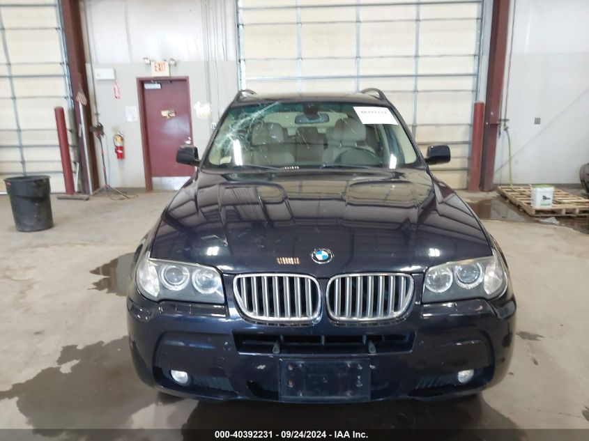 2008 BMW X3 3.0Si VIN: WBXPC93498WJ21663 Lot: 40392231