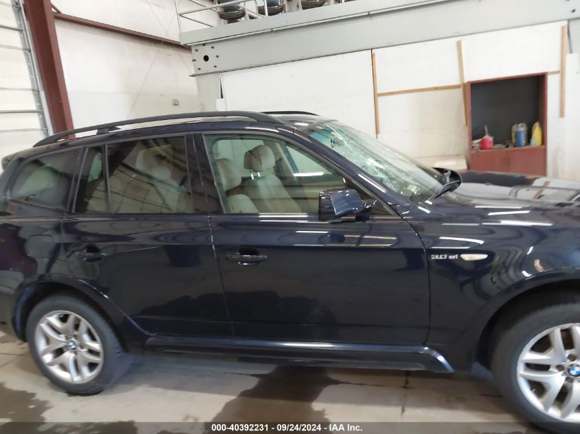 2008 BMW X3 3.0Si VIN: WBXPC93498WJ21663 Lot: 40392231