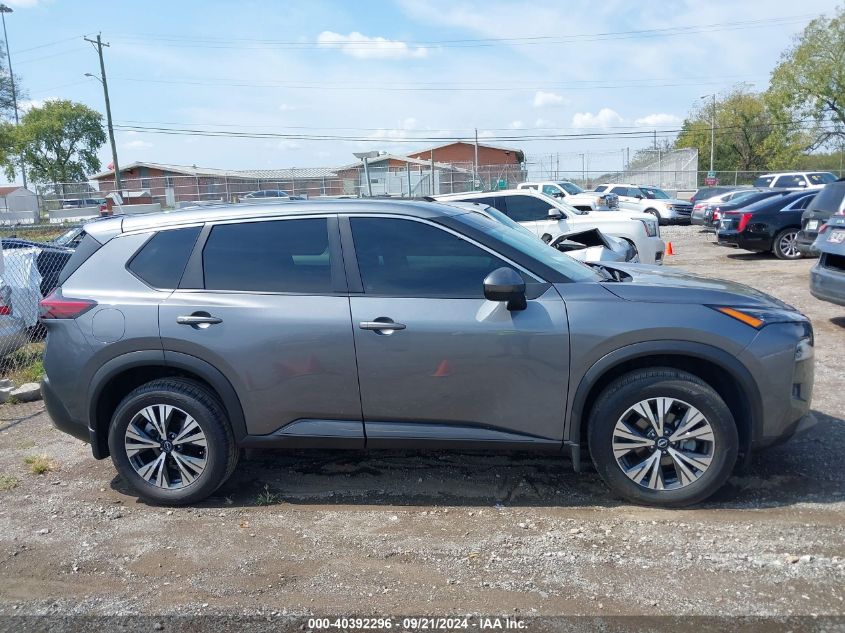 2022 Nissan Rogue Sv Fwd VIN: 5N1BT3BA8NC714807 Lot: 40392296