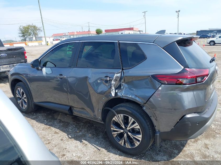 2022 Nissan Rogue Sv Fwd VIN: 5N1BT3BA8NC714807 Lot: 40392296