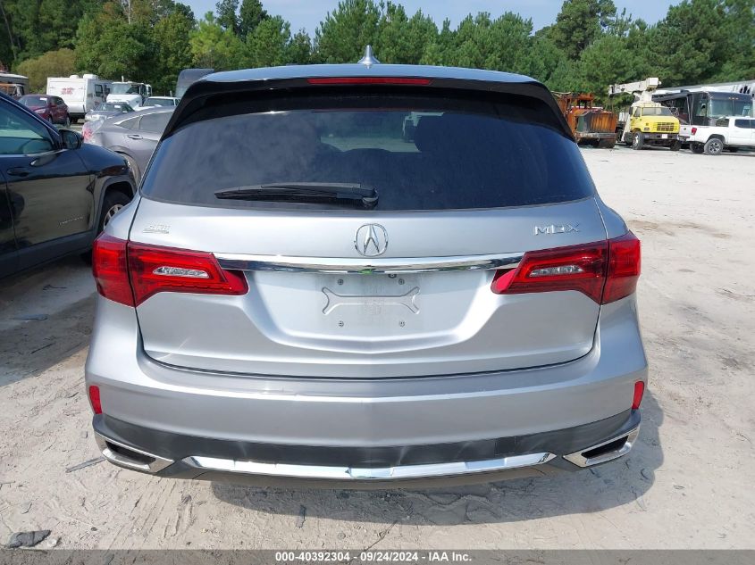 2017 Acura Mdx VIN: 5J8YD3H32HL000360 Lot: 40392304