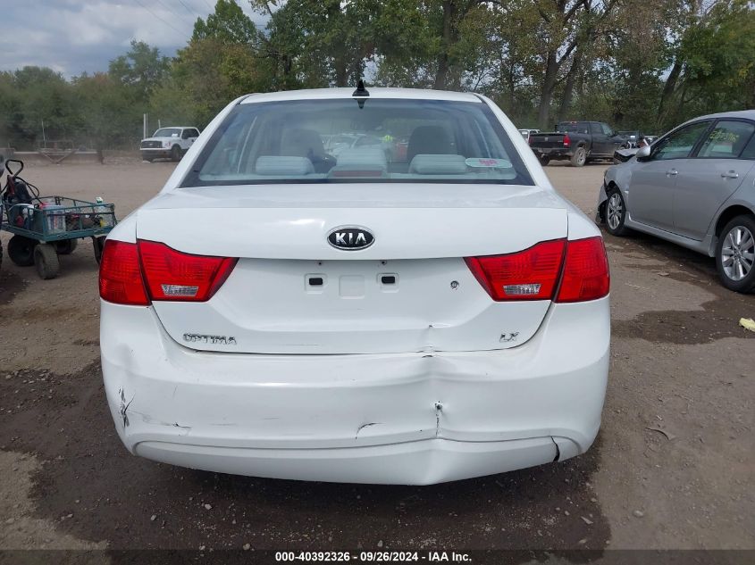 2010 Kia Optima Lx VIN: KNAGG4A89A5375358 Lot: 40392326