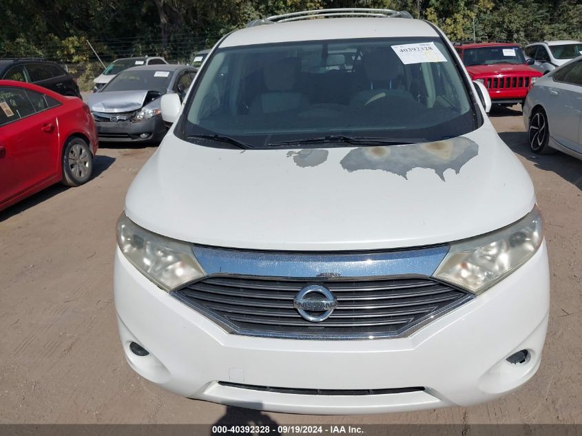 2012 Nissan Quest S VIN: JN8AE2KP2C9036000 Lot: 40392328