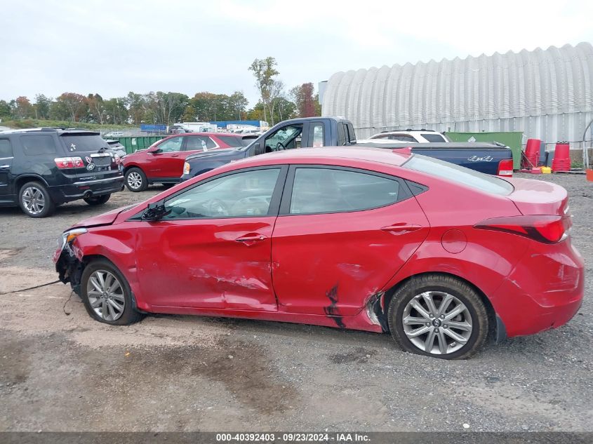 2016 Hyundai Elantra Se VIN: KMHDH4AE1GU518242 Lot: 40392403