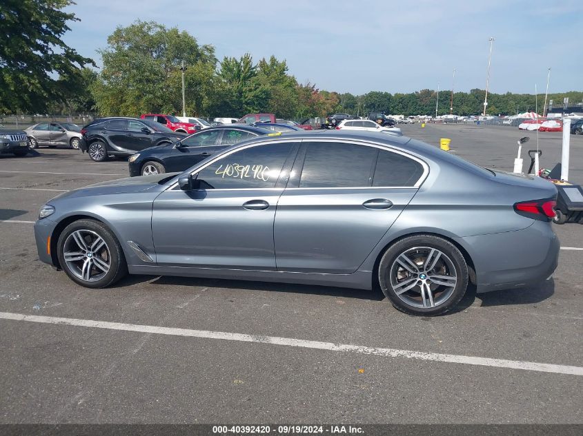 2021 BMW 530I xDrive VIN: WBA13BJ00MWX15267 Lot: 40392420