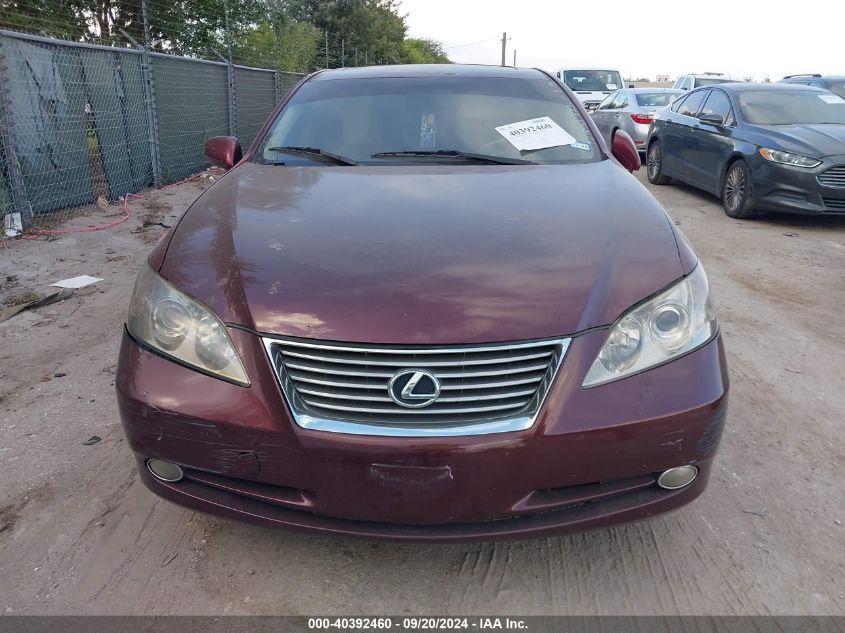 2008 Lexus Es 350 VIN: JTHBJ46G182222014 Lot: 40392460