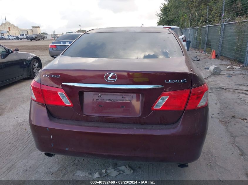 2008 Lexus Es 350 VIN: JTHBJ46G182222014 Lot: 40392460