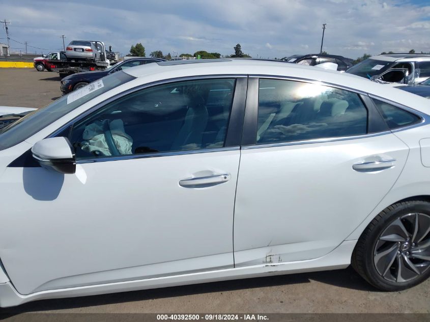 2022 Honda Insight Touring VIN: 19XZE4F93NE000384 Lot: 40392500