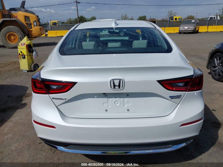 2022 Honda Insight Touring VIN: 19XZE4F93NE000384 Lot: 40392500