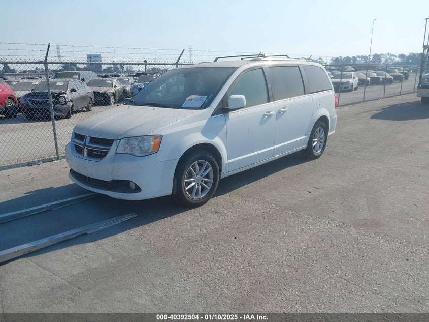 Vin: 2c4rdgcg8kr643136, lot: 40881076, dodge grand caravan sxt 20192
