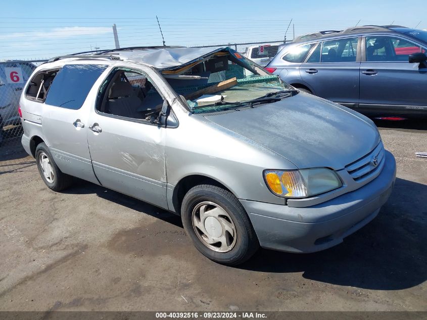 2001 Toyota Sienna Le VIN: 4T3ZF13C61U320308 Lot: 40392516