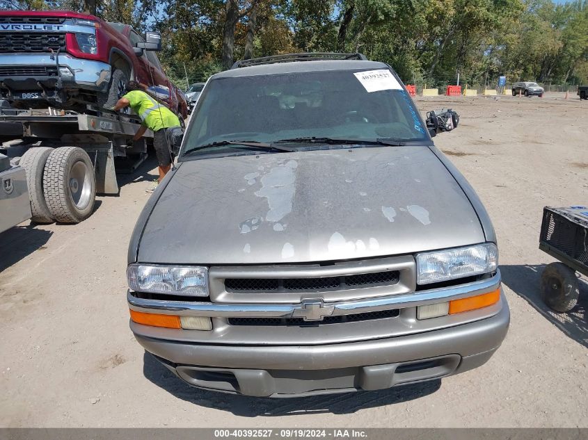 2001 Chevrolet Blazer Trailblazer VIN: 1GNCS13W712158684 Lot: 40392527