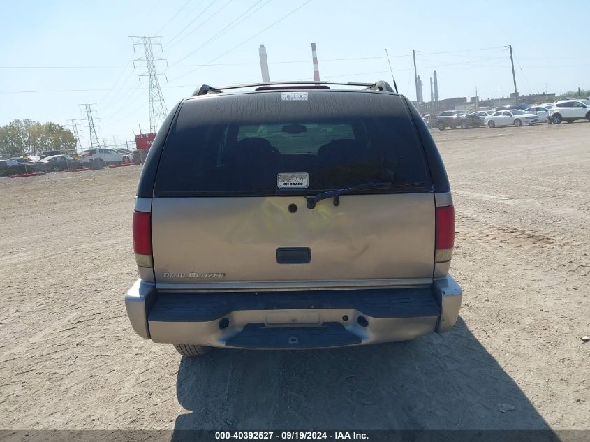 2001 Chevrolet Blazer Trailblazer VIN: 1GNCS13W712158684 Lot: 40392527