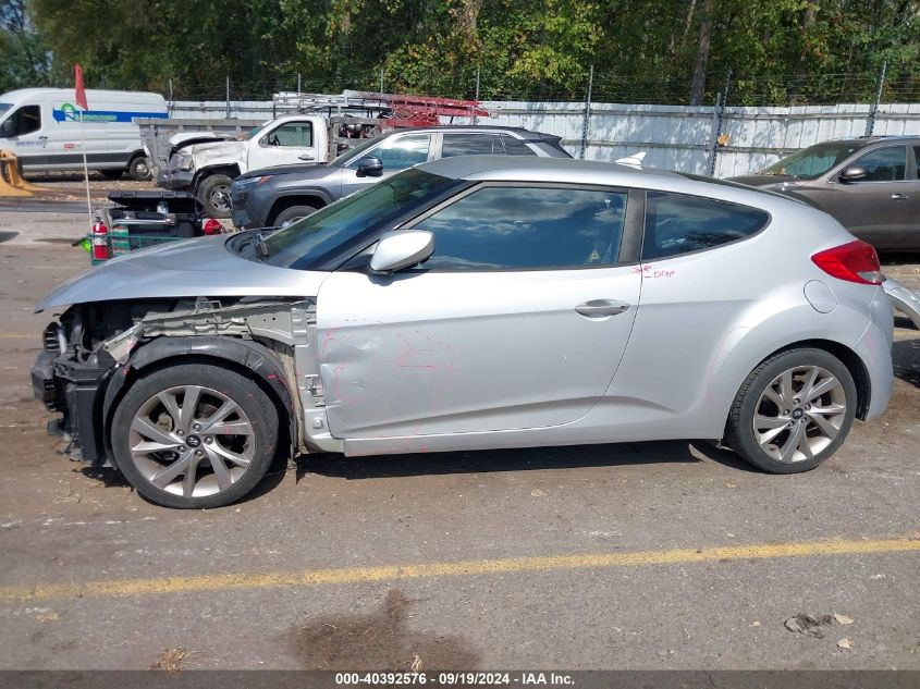 2017 HYUNDAI VELOSTER - KMHTC6AD9HU315100