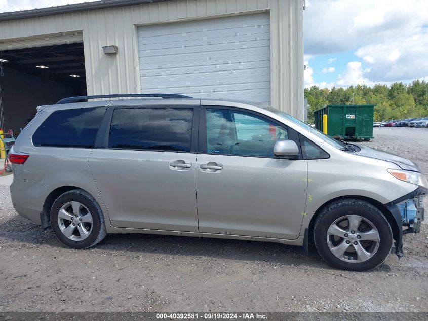 2017 Toyota Sienna Le 8 Passenger VIN: 5TDKZ3DC4HS842420 Lot: 40392581