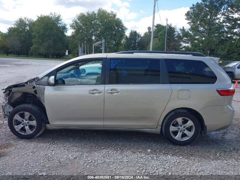 2017 Toyota Sienna Le 8 Passenger VIN: 5TDKZ3DC4HS842420 Lot: 40392581