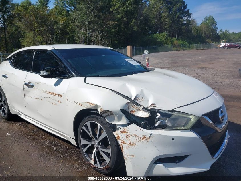 2016 Nissan Maxima 3.5 Sv VIN: 1N4AA6AP2GC397998 Lot: 40392588