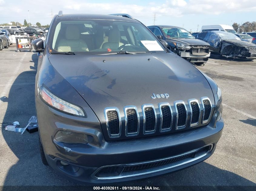 2015 Jeep Cherokee Limited VIN: 1C4PJLDS2FW656392 Lot: 40392611