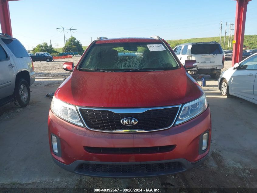 2014 Kia Sorento Lx VIN: 5XYKT3A69EG537696 Lot: 40392667