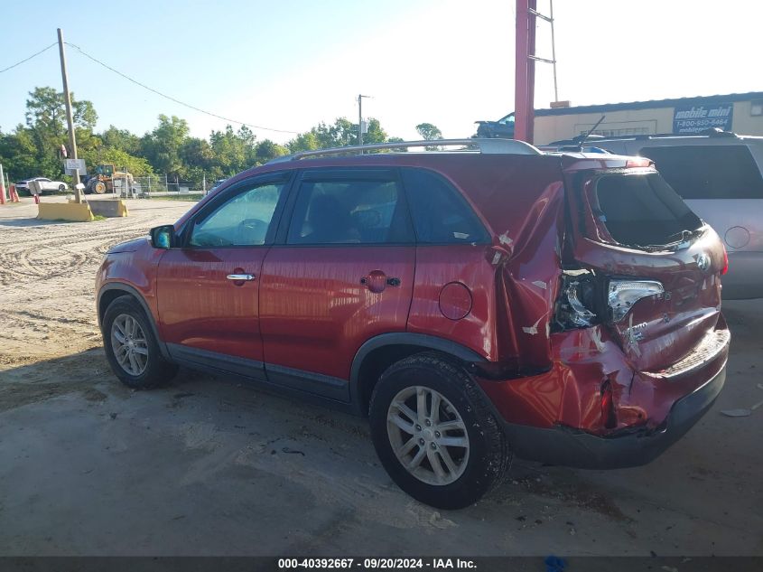 2014 Kia Sorento Lx VIN: 5XYKT3A69EG537696 Lot: 40392667