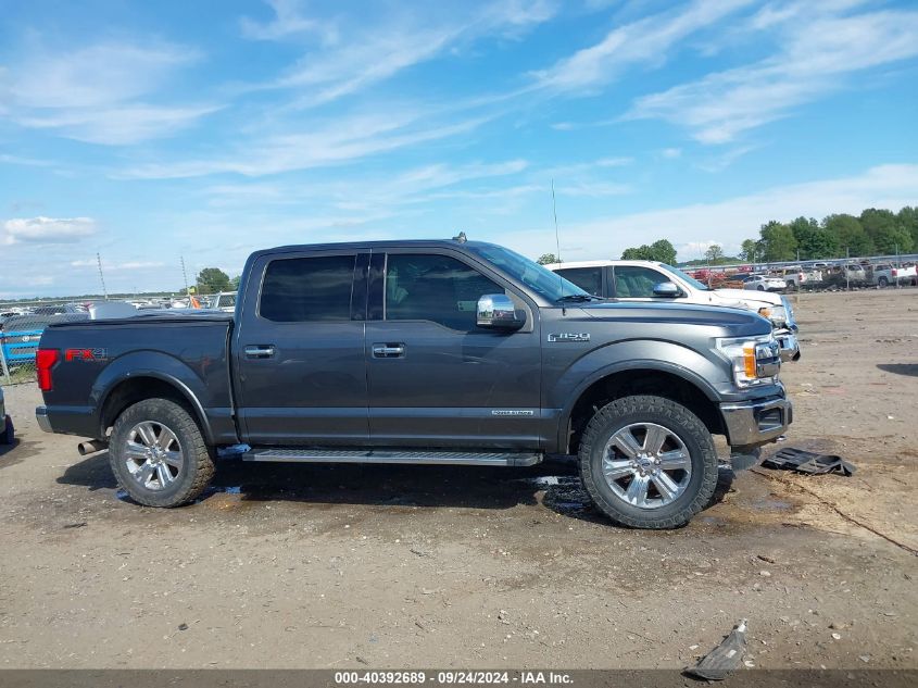 2018 Ford F-150 Lariat VIN: 1FTFW1E10JFE17536 Lot: 40392689