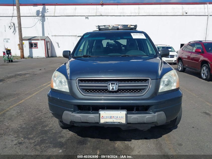 2003 Honda Pilot Ex-L VIN: 2HKYF18553H523707 Lot: 40392690