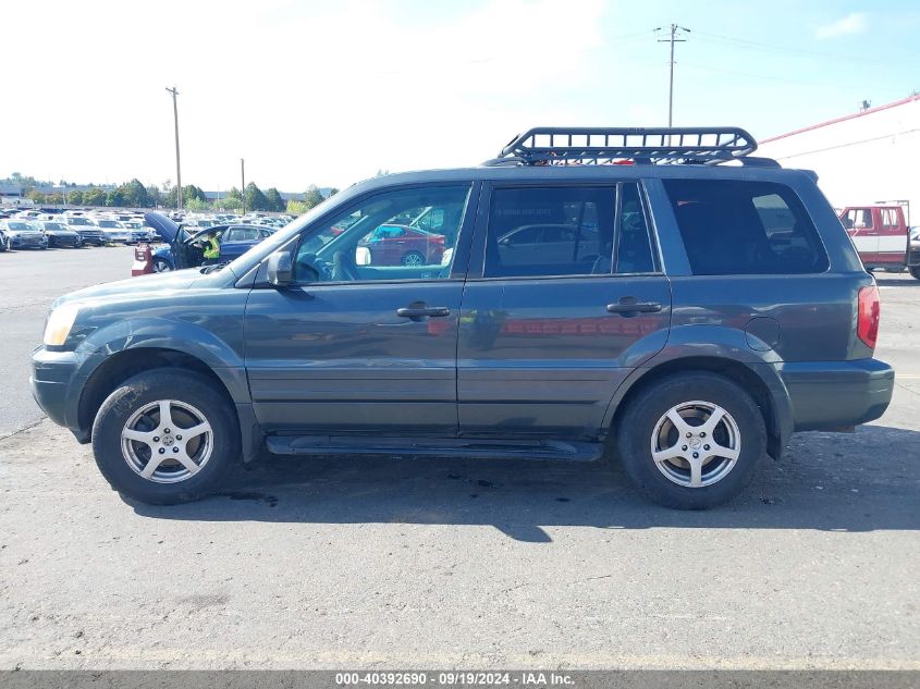 2003 Honda Pilot Ex-L VIN: 2HKYF18553H523707 Lot: 40392690