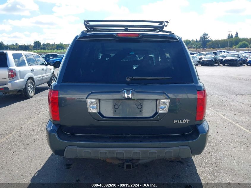 2003 Honda Pilot Ex-L VIN: 2HKYF18553H523707 Lot: 40392690