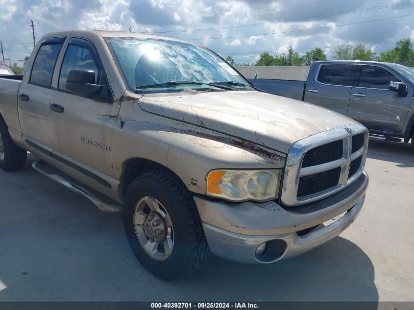 2005 Dodge Ram 2500 Slt/Laramie VIN: 3D7KR28C75G742896 Lot: 40392701