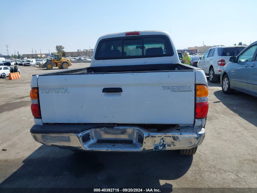 2002 Toyota Tacoma Prerunner VIN: 5TEGM92N82Z084376 Lot: 40392715