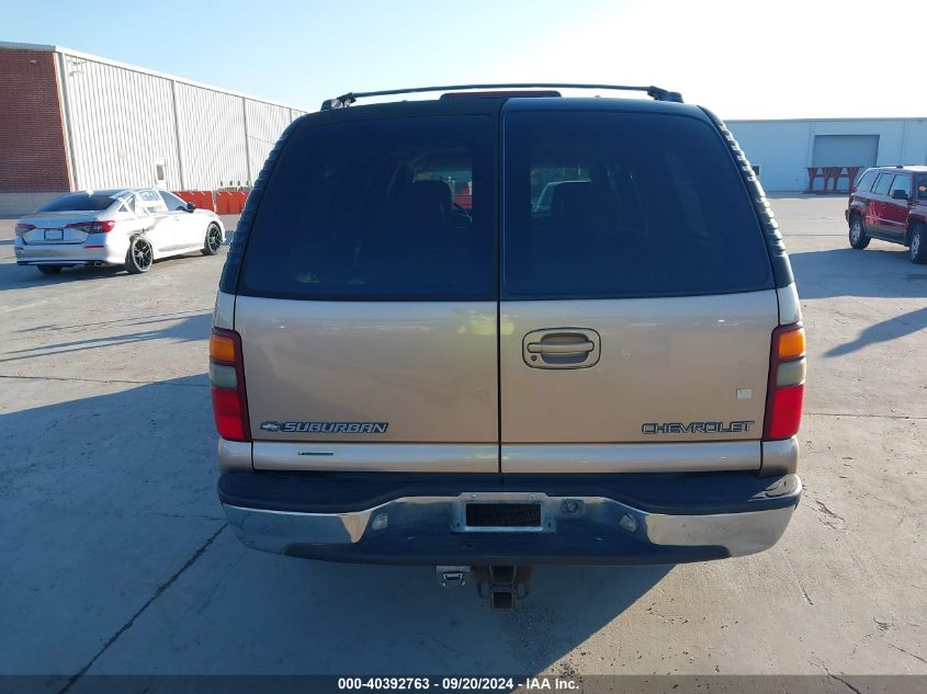 2001 Chevrolet Suburban 1500 Lt VIN: 3GNEC16T21G149101 Lot: 40392763