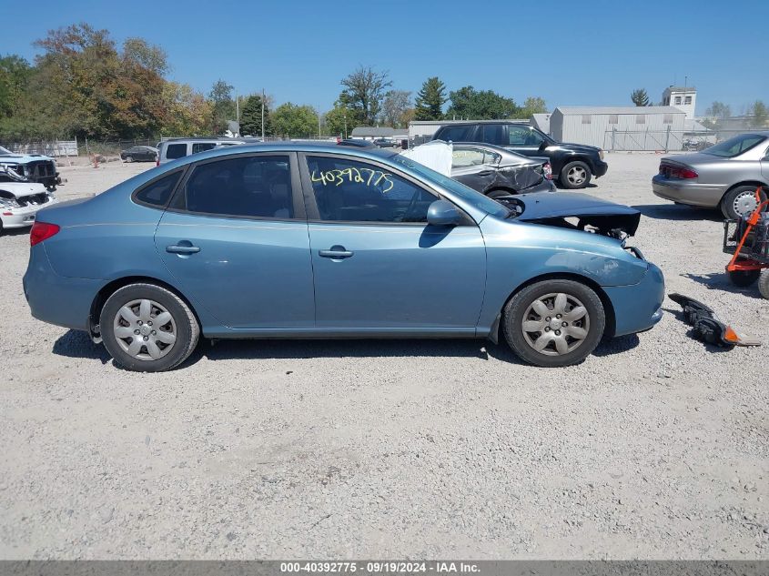 2007 Hyundai Elantra Gls/Limited/Se VIN: KMHDU46D67U229126 Lot: 40392775