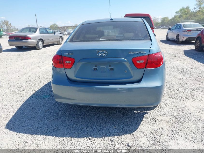 2007 Hyundai Elantra Gls/Limited/Se VIN: KMHDU46D67U229126 Lot: 40392775