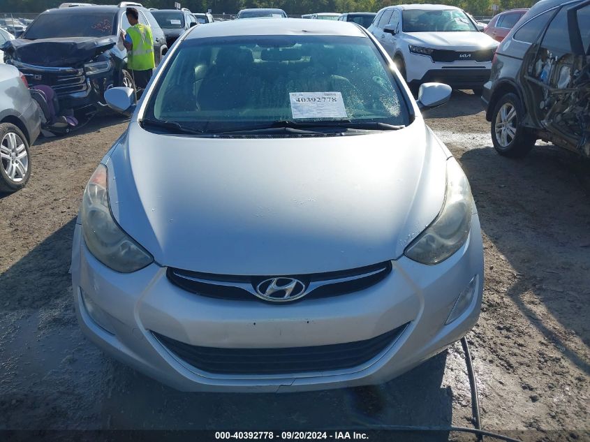 2013 Hyundai Elantra Gls VIN: KMHDH4AE2DU857118 Lot: 40392778