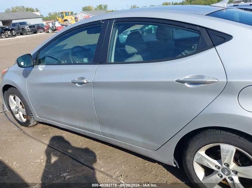 2013 Hyundai Elantra Gls VIN: KMHDH4AE2DU857118 Lot: 40392778