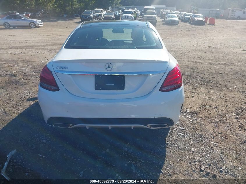 2016 Mercedes-Benz C 300 Luxury/Sport VIN: 55SWF4JB2GU172878 Lot: 40392779