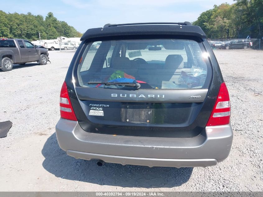 2003 Subaru Forester 2.5Xs VIN: JF1SG65663G741601 Lot: 40392794