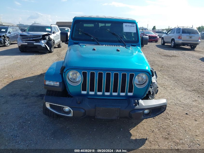 2019 Jeep Wrangler Unlimited Sahara 4X4 VIN: 1C4HJXEG1KW637395 Lot: 40392818