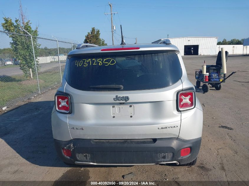 2016 Jeep Renegade Limited VIN: ZACCJBDT2GPC74864 Lot: 40392850