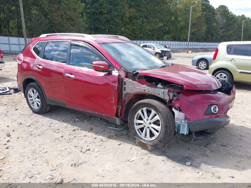 2015 Nissan Rogue Sv VIN: KNMAT2MV9FP543330 Lot: 40392916