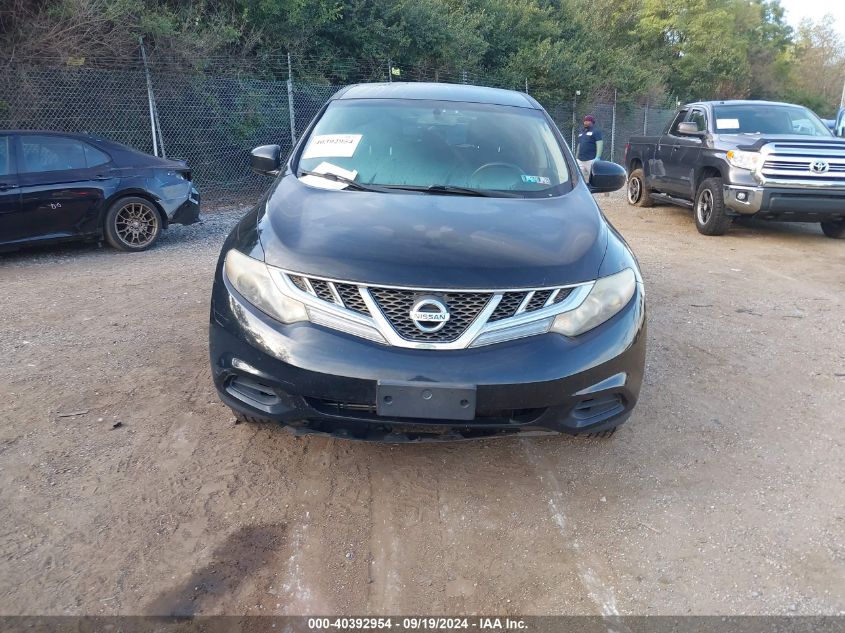 2012 Nissan Murano S VIN: JN8AZ1MW2CW212001 Lot: 40392954