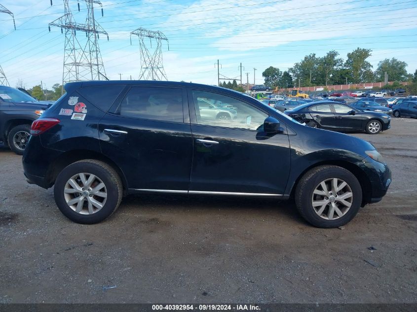 2012 Nissan Murano S VIN: JN8AZ1MW2CW212001 Lot: 40392954