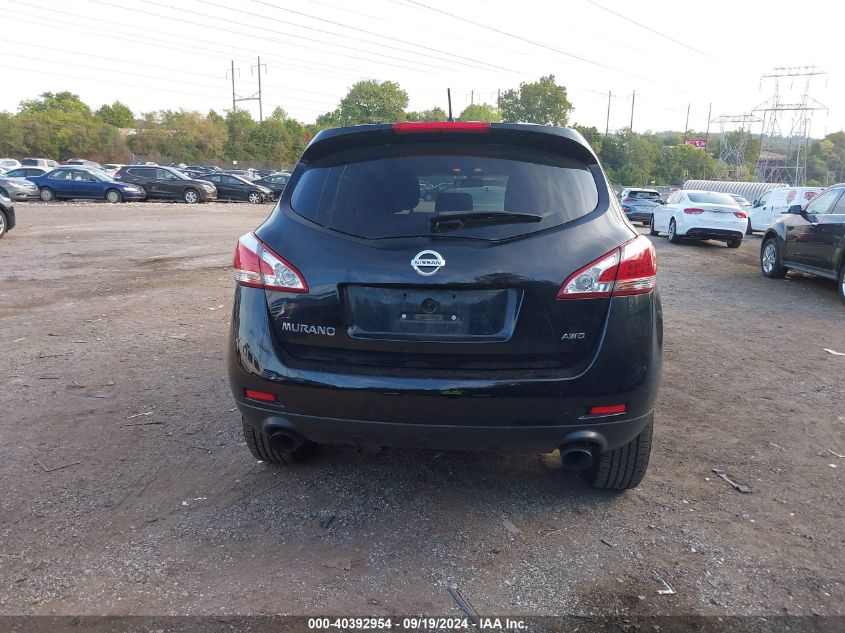 2012 Nissan Murano S VIN: JN8AZ1MW2CW212001 Lot: 40392954