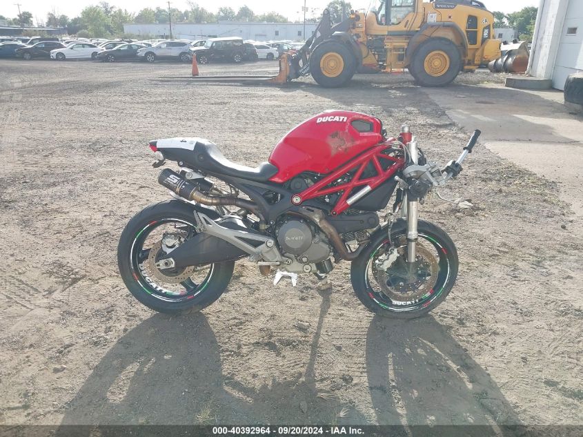 2012 Ducati Monster 696 VIN: ZDM1RADN7CB055189 Lot: 40392964