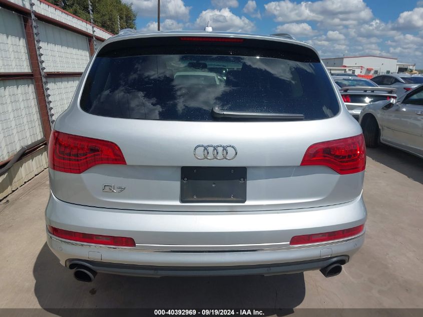 2013 Audi Q7 3.0T Premium VIN: WA1LGAFE6DD016097 Lot: 40392969