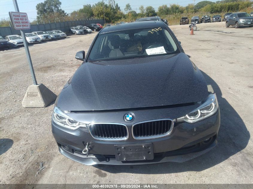 2018 BMW 320I xDrive VIN: WBA8A3C59JA494568 Lot: 40392975