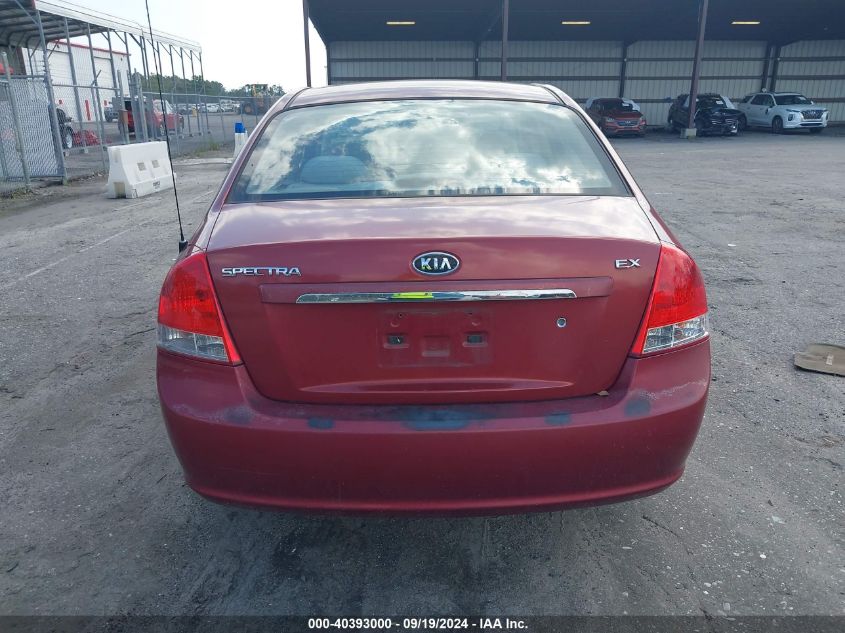 KNAFE221695629384 2009 Kia Spectra Ex