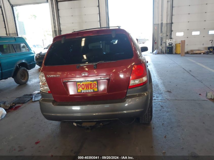 2005 Kia Sorento Ex/Lx VIN: KNDJC733X55414374 Lot: 40393041