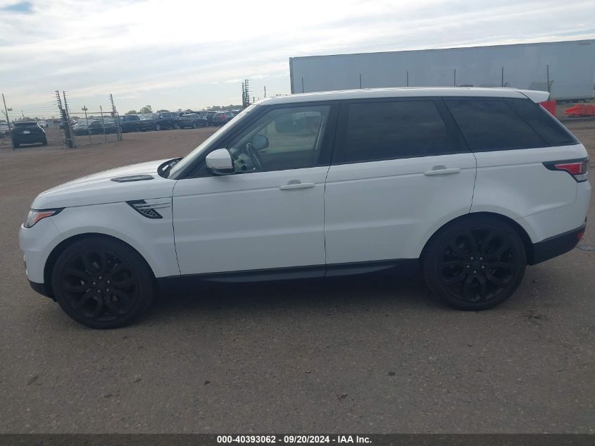 2014 Land Rover Range Rover Sport 3.0L V6 Supercharged Hse VIN: SALWR2WF1EA375364 Lot: 40393062