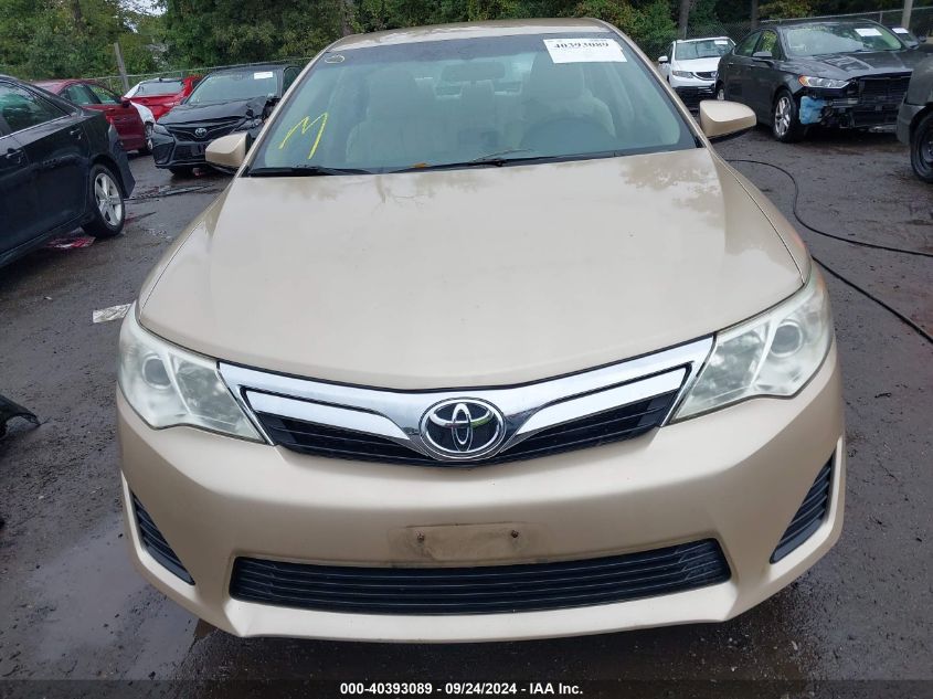 2012 Toyota Camry Le VIN: 4T1BF1FKXCU068787 Lot: 40393089